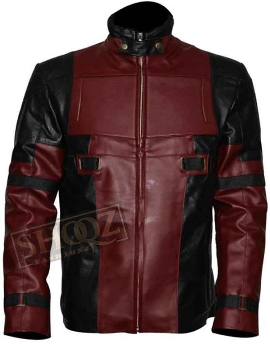 Deadpool Ryan Reynolds Costume Leather Jacket Deadpool Ryan Reynolds Costume Leather Jacket